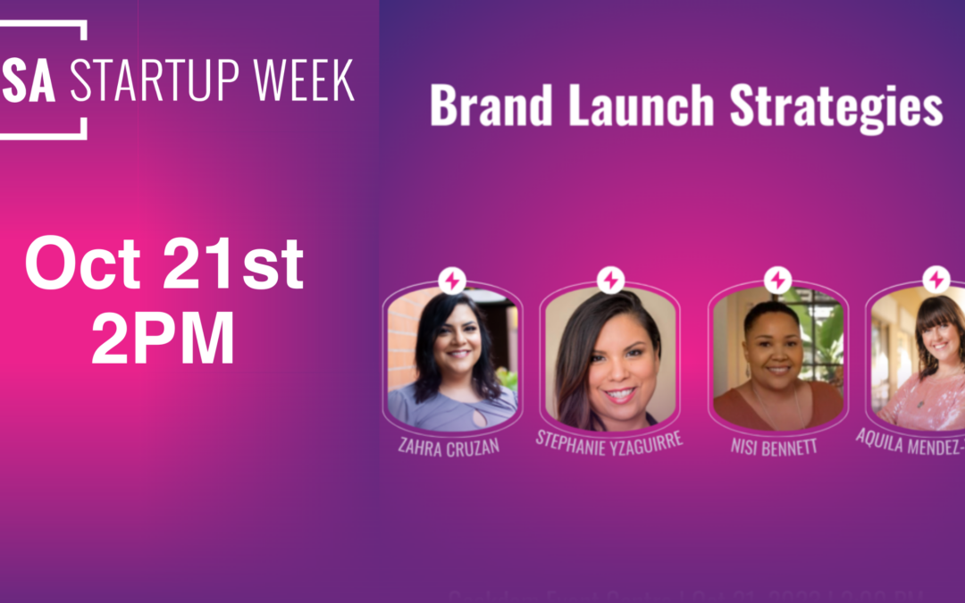 San Antonio Startup Week, here we come!