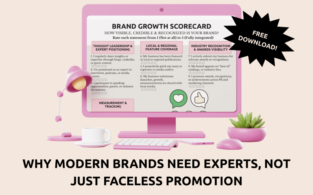 Why Modern Brands Need Experts, Not Just Faceless Promotion